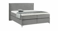 GALLERY M Boxspringbett "Dubai" Biese -Bettbezüge Verkäufe 2024 gallery m boxspringbett dubai biese microfaser grob hellgrau