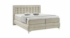 GALLERY M Boxspringbett "Dubai" Kassettensteppung -Bettbezüge Verkäufe 2024 gallery m boxspringbett dubai kassettensteppung beige