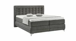 GALLERY M Boxspringbett "Dubai" Kassettensteppung -Bettbezüge Verkäufe 2024 gallery m boxspringbett dubai kassettensteppung dunkelgrau