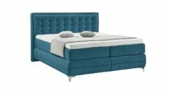 GALLERY M Boxspringbett "Dubai" Kassettensteppung -Bettbezüge Verkäufe 2024 gallery m boxspringbett dubai kassettensteppung hellblau