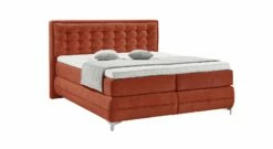 GALLERY M Boxspringbett "Dubai" Kassettensteppung -Bettbezüge Verkäufe 2024 gallery m boxspringbett dubai kassettensteppung orange