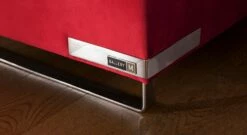 GALLERY M Boxspringbett "Dubai" Kufe -Bettbezüge Verkäufe 2024 gallery m boxspringbett dubai kufe chrom elemente