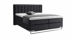 GALLERY M Boxspringbett "Dubai" Kufe -Bettbezüge Verkäufe 2024 gallery m boxspringbett dubai kufe schwarz samt