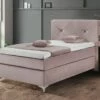 GALLERY M Einzel-Boxspringbett "Dubai" Knopfheftung -Bettbezüge Verkäufe 2024 gallery m einzel boxspringbett dubai knopfheftung robust stoffbezug