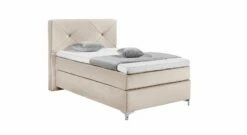 GALLERY M Einzel-Boxspringbett "Dubai" Knopfheftung -Bettbezüge Verkäufe 2024 gallery m einzel boxspringbett dubai knopfheftung samt beige