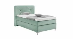 GALLERY M Einzel-Boxspringbett "Dubai" Knopfheftung -Bettbezüge Verkäufe 2024 gallery m einzel boxspringbett dubai knopfheftung samt mint