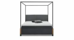 GALLERY M Himmelbett "My Heaven" Schwarz Mit Niedrigem Kopfteil 26 GALLERY M Himmelbett "My Heaven" Schwarz Mit Niedrigem Kopfteil -Bettbezüge Verkäufe 2024 gallery m himmelbett my heaven kopfteil niedrig microfaser bezug grob