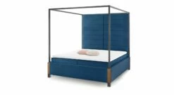 GALLERY M Himmelbett "My Heaven" Schwarz Mit Hohem Kopfteil -Bettbezüge Verkäufe 2024 gallery m himmelbett my heaven schwarz hohes kopfteil samt blau