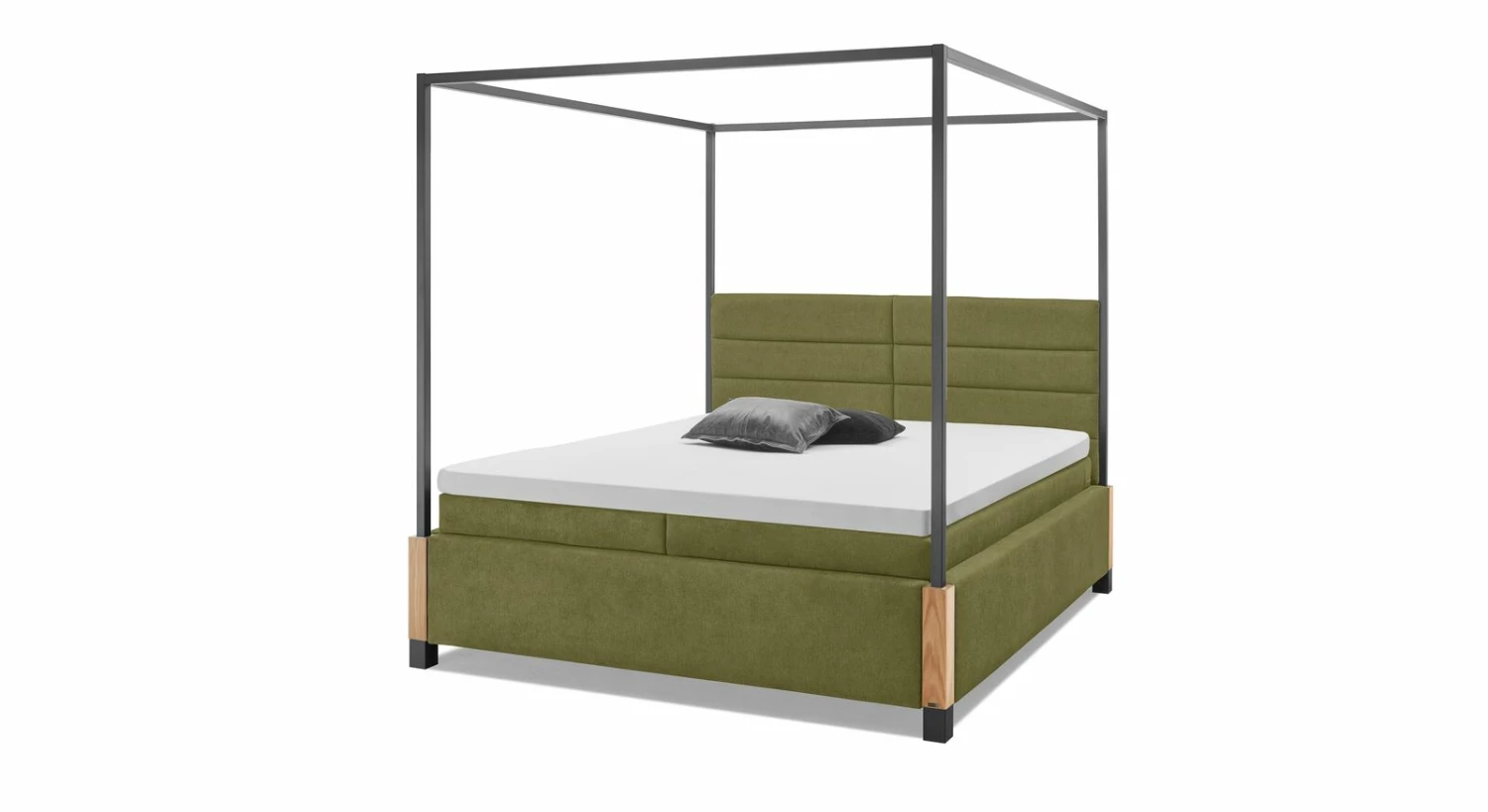 GALLERY M Himmelbett "My Heaven" Schwarz Mit Niedrigem Kopfteil 15 GALLERY M Himmelbett "My Heaven" Schwarz Mit Niedrigem Kopfteil – Bild 13