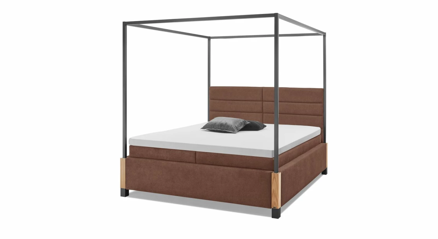 GALLERY M Himmelbett "My Heaven" Schwarz Mit Niedrigem Kopfteil 12 GALLERY M Himmelbett "My Heaven" Schwarz Mit Niedrigem Kopfteil – Bild 10