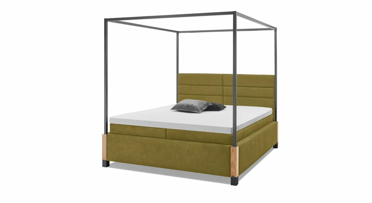 GALLERY M Himmelbett "My Heaven" Schwarz Mit Niedrigem Kopfteil 16 GALLERY M Himmelbett "My Heaven" Schwarz Mit Niedrigem Kopfteil – Bild 14