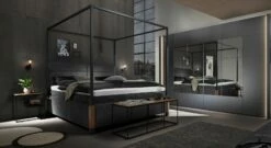 GALLERY M Himmelbett "My Heaven" Schwarz Mit Niedrigem Kopfteil 28 GALLERY M Himmelbett "My Heaven" Schwarz Mit Niedrigem Kopfteil -Bettbezüge Verkäufe 2024 gallery m himmelbett my heaven schwarz niedrig kopfteil nussbaum