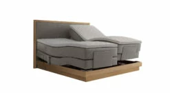 Hasena Elektro-Boxspringbett "Elegant" Mit Kopfteil San Pietro -Bettbezüge Verkäufe 2024 hasena elektro boxspringbett elegant kopfteil san pietro weissgrau verstellt bezug