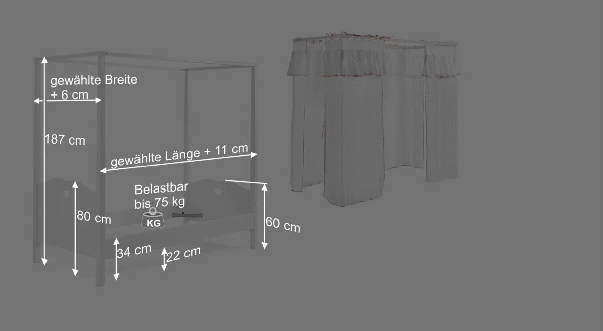 Himmelbett "Asami" 13 Himmelbett "Asami" – Bild 11