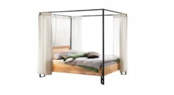 Himmelbett "Enja" -Bettbezüge Verkäufe 2024 himmelbett enja leicht vorhang massiv