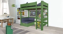 Hochbett "Kids Town" Color Mit Ausziehsofa