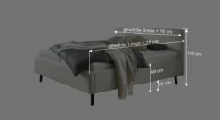 HOMELIV. Bett "Calypso" -Bettbezüge Verkäufe 2024 homeliv bett calypso bemassungsgrafik