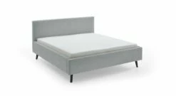 HOMELIV. Stauraumbett "Calypso" Stoff Abriamo -Bettbezüge Verkäufe 2024 homeliv bett calypso grau schwarz fuesse