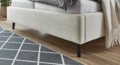 HOMELIV. Bett "Calypso" -Bettbezüge Verkäufe 2024 homeliv bett calypso massivholz fuesse elegant