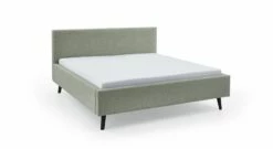 HOMELIV. Stauraumbett "Calypso" Stoff Luis -Bettbezüge Verkäufe 2024 homeliv bett calypso stoff luis gruen fuesse schwarz