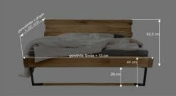 HOMELIV. Bett "Prospero" 11 HOMELIV. Bett "Prospero" -Bettbezüge Verkäufe 2024 homeliv bett prospero bemassungsgrafik