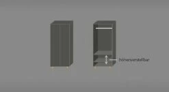 Kleiderschrank "Kids Town" Retro -Bettbezüge Verkäufe 2024 inneneinteilung grafik kleiderschrank kids town retro 1