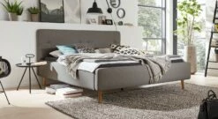 INTERLIVING Polsterbett "1409" Mit Hohem Kopfteil Express -Bettbezüge Verkäufe 2024 interliving polsterbett 1409 hoch kopfteil express anthrazit hochwertig