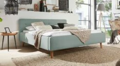 INTERLIVING Polsterbett "1409" Mit Niedrigem Kopfteil -Bettbezüge Verkäufe 2024 interliving polsterbett 1409 niedrig kopfteil eisblau