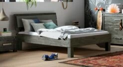 Jugendbett "Felipe" -Bettbezüge Verkäufe 2024 jugenbett felipe akazie vintage grau