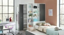 Begehbarer Eck-Kleiderschrank "Facundo"