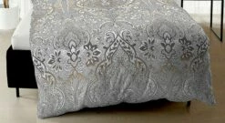 Kaeppel Mako-Satin-Bettwäsche "Esra" -Bettbezüge Verkäufe 2024 kaeppel mako satin bettwaesche esra silber reine baumwolle