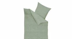 Kaeppel Seersucker-Bettwäsche "Uni" -Bettbezüge Verkäufe 2024 kaeppel sommer seersucker bettwaesche uni jade