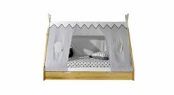 Kinderbett "Kids Delight" Tipi -Bettbezüge Verkäufe 2024 kinderbett kids delight tipi mit dach kieferfarben schublade