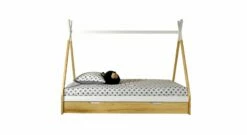 Kinderbett "Kids Delight" Tipi -Bettbezüge Verkäufe 2024 kinderbett kids delight tipi ohne dach kieferfarben schublade