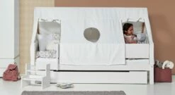 Kinderbett "Kids Town" Tipi -Bettbezüge Verkäufe 2024 kinderbett kids town tipi uni look harmonisch