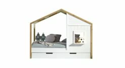 Kinderbett "Townhouse" -Bettbezüge Verkäufe 2024 kinderbett townhouse ein fenster mit bettschublade