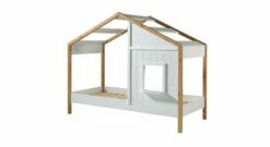 Kinderbett "Townhouse" -Bettbezüge Verkäufe 2024 kinderbett townhouse weiss kiefer ein fenster