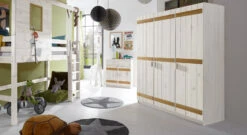 Kleiderschrank "Kids Paradise" 26 Kleiderschrank "Kids Paradise" -Bettbezüge Verkäufe 2024 kleiderschrank kids paradise weiss gelaugt drei tueren gr