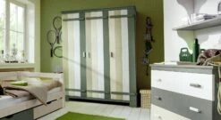 Kleiderschrank "Laubhütte" -Bettbezüge Verkäufe 2024 kleiderschrank laubhuette massiv holzfront