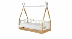 Kojen-Hausbett "Kids Delight" -Bettbezüge Verkäufe 2024 kojenbett hausbett kids delight schublade kiefer natur