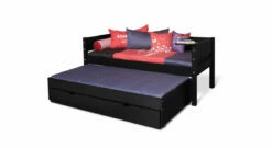 Kojenbett "Kids Town" Color -Bettbezüge Verkäufe 2024 kojenbett kids town schwarz ausziehbar schubkaesten gr