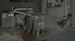Komfort-Einzelbett "Casperia" 10 Komfort-Einzelbett "Casperia" -Bettbezüge Verkäufe 2024 komfort einzelbett casperia bemassung grafik
