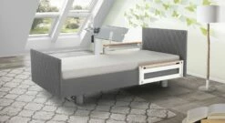 Komfortbett Mit Pflegebett-Funktion "Borkum" -Bettbezüge Verkäufe 2024 komfortbett pflegebett funktion borkum kunstlederbezug platin