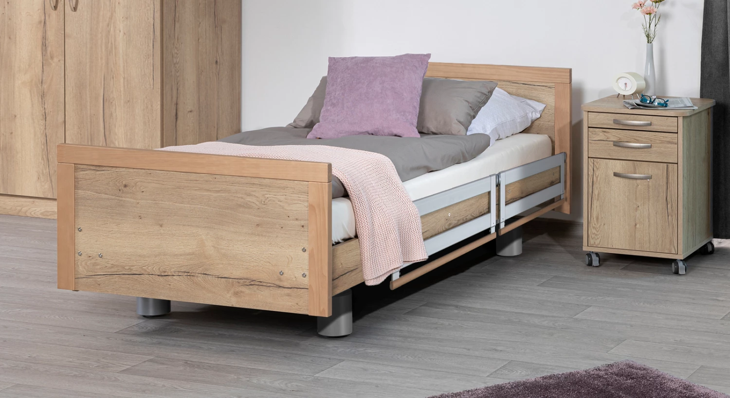Komfortbett Mit Pflegebett-Funktion "Hiddensee" 3 Komfortbett Mit Pflegebett-Funktion "Hiddensee"