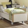 Komfortbett Mit Pflegebett-Funktion "Rügen" -Bettbezüge Verkäufe 2024 komfortbett pflegebett funktion ruegen gesteppt weiss kunstleder
