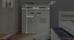 Kommode "Derby" -Bettbezüge Verkäufe 2024 kommode derby bemassung grafik