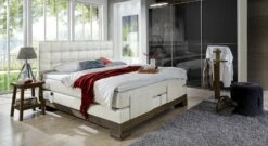 Boxspringbett "Cueno" -Bettbezüge Verkäufe 2024 komplett schlafzimmer cueno kleiderschrank madison