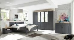 Bett Mit Nachttischen "Doriga" -Bettbezüge Verkäufe 2024 komplett schlafzimmer doriga graphit artisan eiche dekor