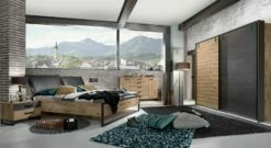 Bett "Mancos" -Bettbezüge Verkäufe 2024 komplett schlafzimmer mancos plankeneiche dekor rustikal