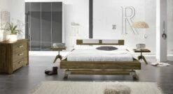 Bett "Molina" -Bettbezüge Verkäufe 2024 komplett schlafzimmer molina rustikal style